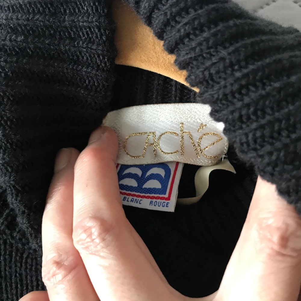 Cache Paris Designed Turtleneck Jingle Sweater Dr… - image 3